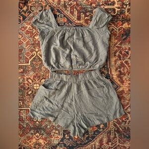 Rylee + Cru blue/green set